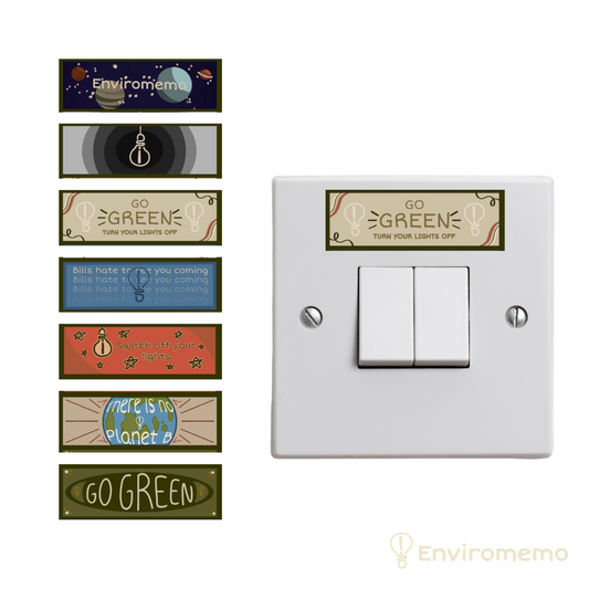 Enviromemo Energy Saving Stickers - Set of 3