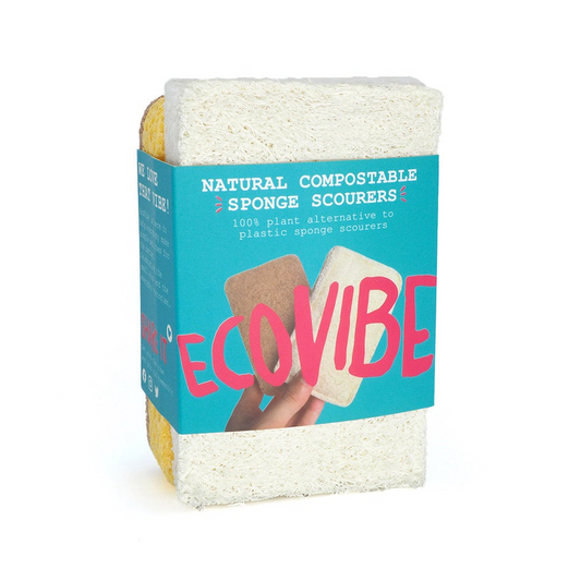 Compostable Sponge Scourer Duo Pack