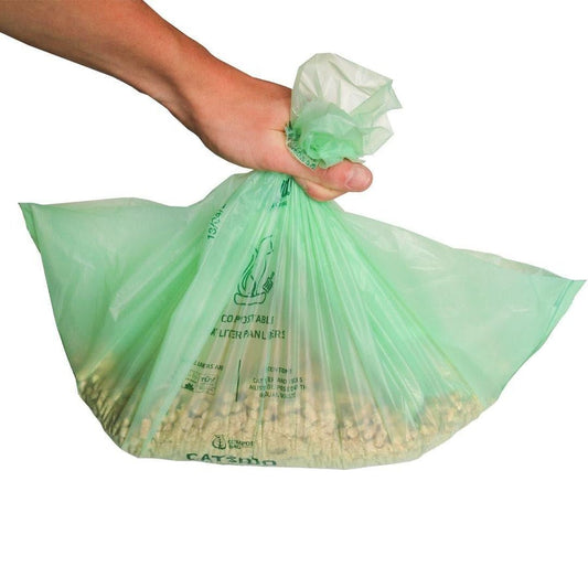 Biodegradable Compostable Cat Litter Liners - 15PK