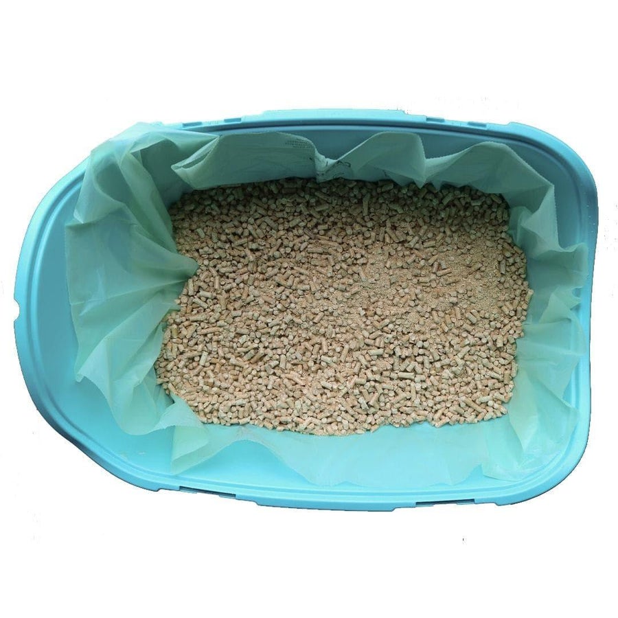 Biodegradable Compostable Cat Litter Liners 15PK Backing The