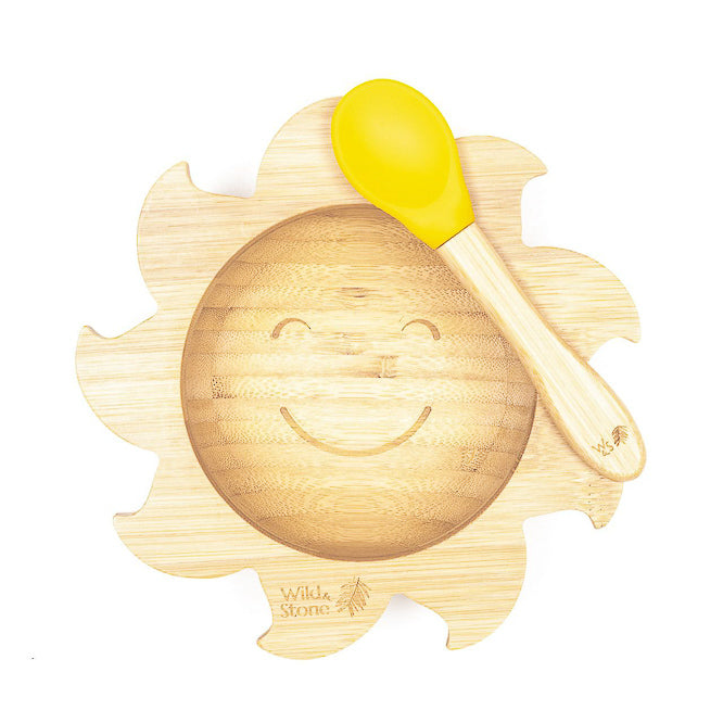 Sunshine Bamboo Weaning Bowl and Spoon Set
