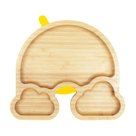 Rainbow Bamboo Weaning Suction Plate