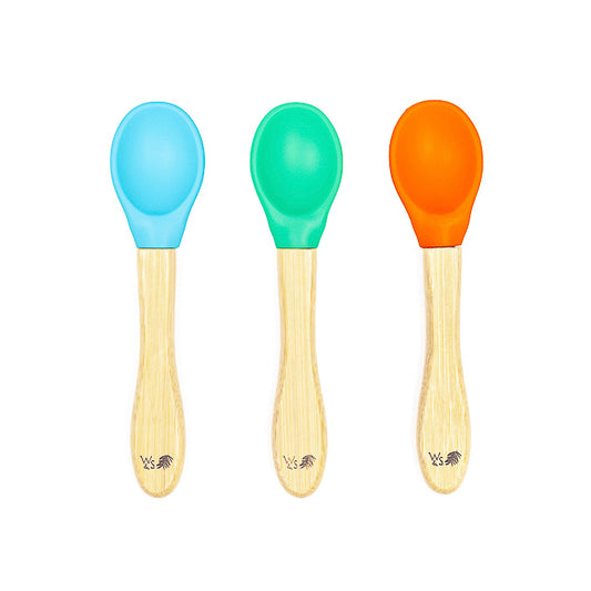 Baby Bamboo Weaning Spoon Set by Wild & Stone