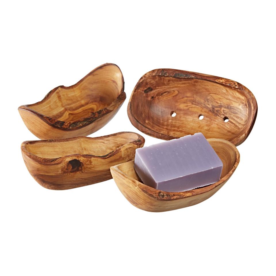 Olive Wood Soap Dish - Large